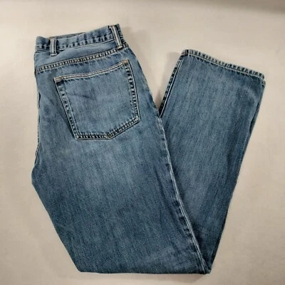 Gap Straight Leg Blue Denim Jeans Mens Size Actual 36x32 - Image 1 of 4