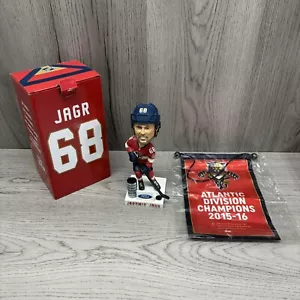Florida Panthers Jaromir Jagr #68 Commemorative Bobblehead Figure Minor Flaw - Picture 1 of 12