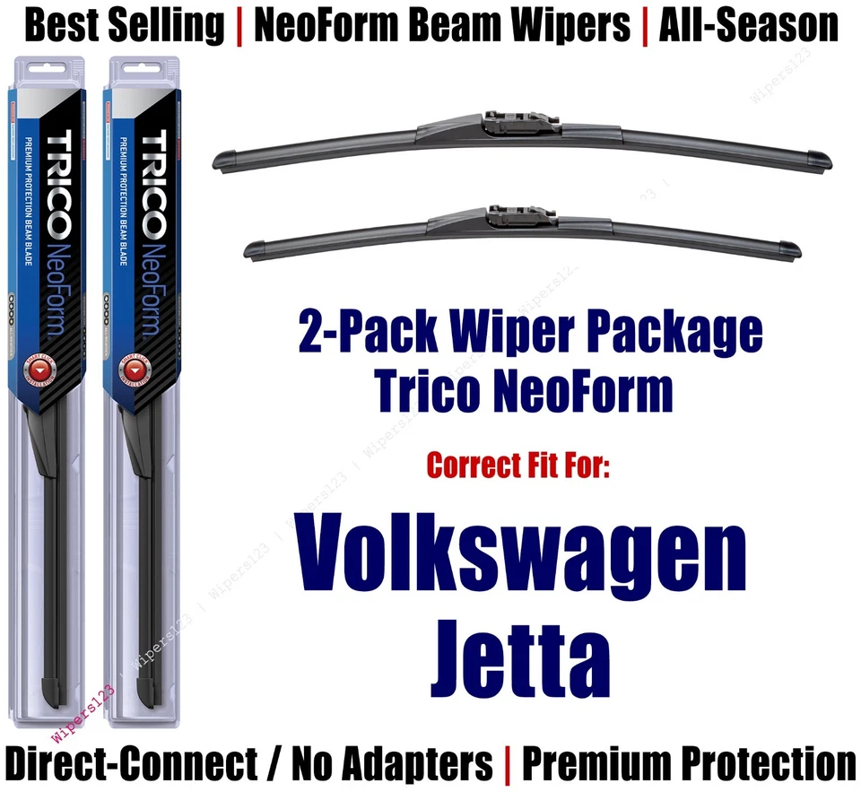 Limpadores NeoForm Super-Premium 2 peças serve 2009-2010 Volkswagen VW Jetta 162415/1915 - Imagem 1 de 1