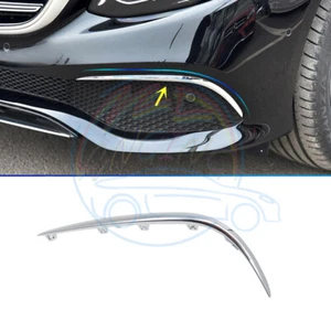 🆗Chrome Left Front Bumper Grille Molding For Mercedes W213 E-Class Luxury 17-20 - Imagen 1 de 10
