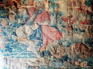 17th Century English Antique Embroidery Depicting St John the Baptist - Picture 1 of 12