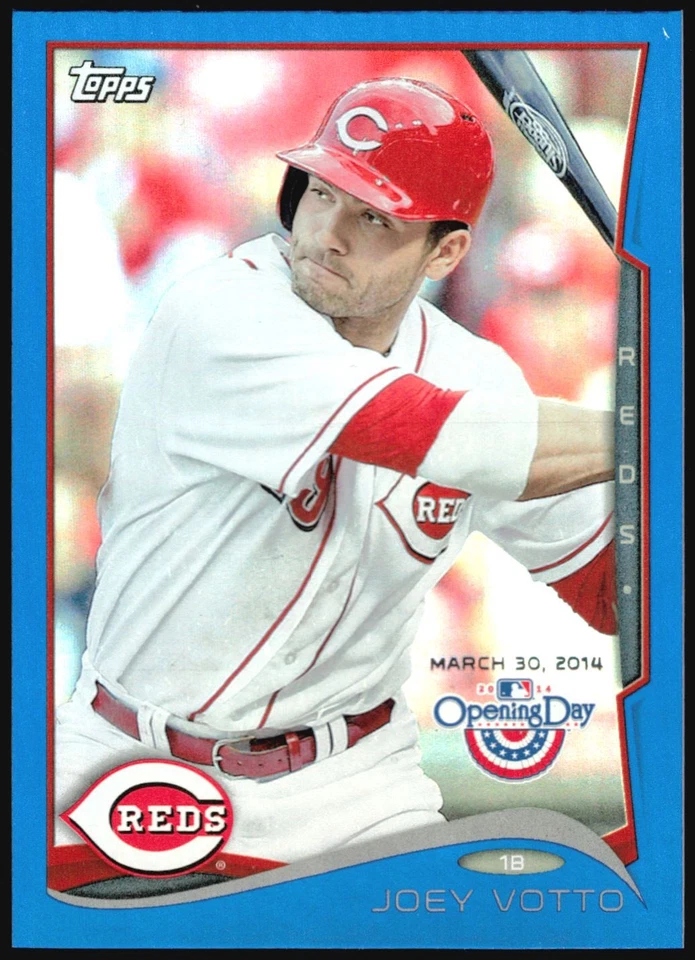 2014 Topps Opening Day Joey Votto Blue Holofoil /2014 #129 - Image 1 of 2