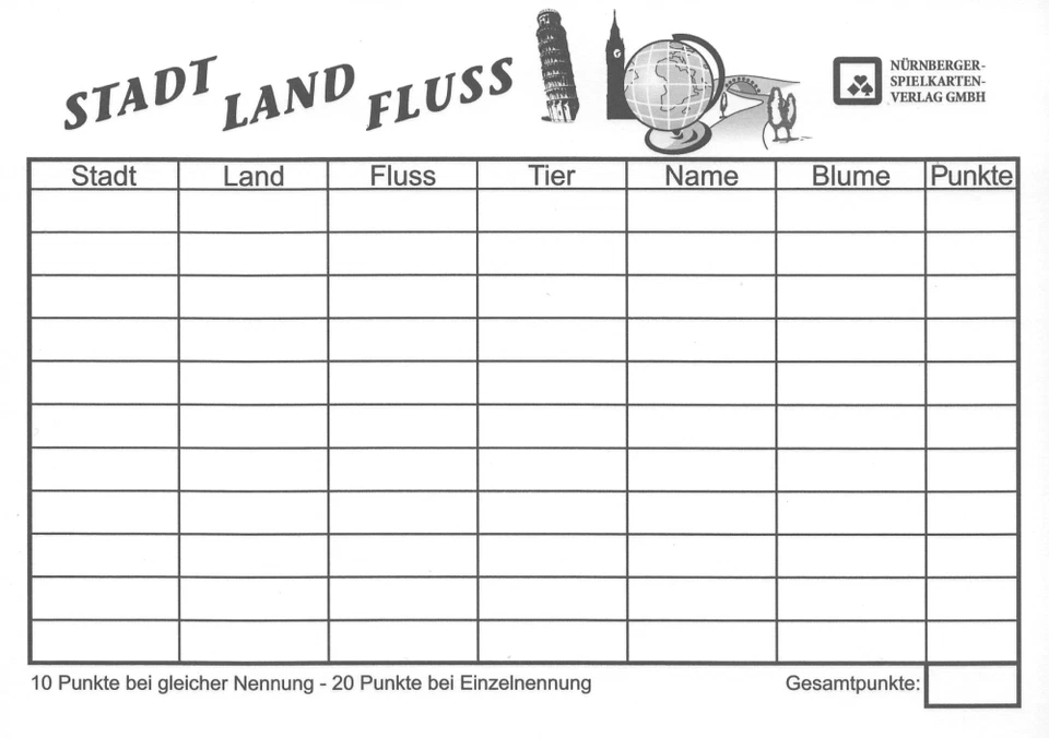 Spielblock im 3er Set Schiffe versenken oder Stadt-Land-Fluß - Bild 1 von 1