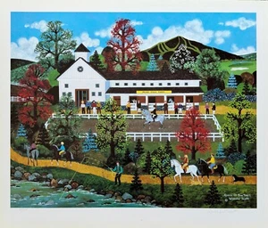 Jane Wooster Scott QUEEN OF THE TRAIL Hand Signed Limited Edition Lithograph Art - Picture 1 of 8