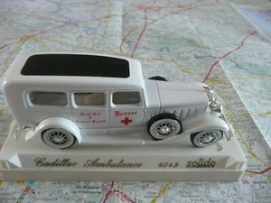 CADILLAC 452 A V 16 Ambulance Denver 1931 Ancienne SOLIDO Age d'Or 1/43 - Picture 1 of 1