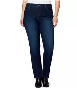 Gloria Vanderbilt Amanda Slimming Jeans NWT Plus Sz 16W Dark Wash - Picture 1 of 3