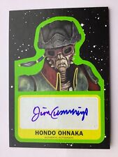 Star Wars Jim Cummings autograph card Hondo Ohnaka Topps
