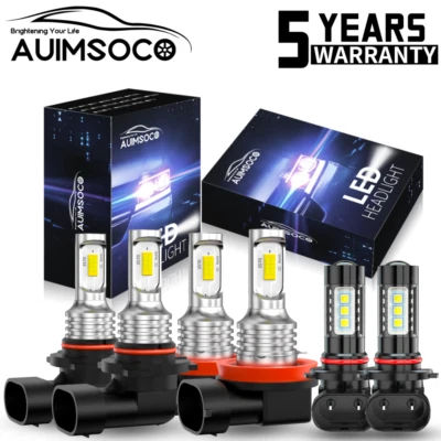 6x faros antiniebla LED para Toyota 4Runner SR5 deportivo utilitario 2006-2009 Foto 1 de 4