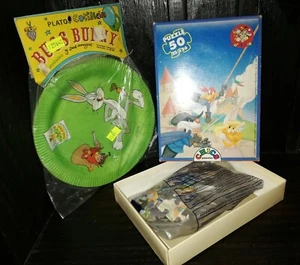 LOTE DE COLECCIÓN RARO BUGS CONEJO Y LOONEY MELODÍAS WARNER BROS ARGENTINA AÑOS 80 Y 90 - Imagen 1 de 6