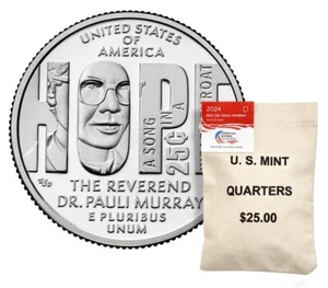 2024 D Dr. Pauli Murray Stempelglanz Viertel - Bild 1 von 1