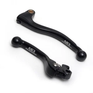 Yamaha Front Brake & Clutch Lever Set AS3 Black Yamaha YZF250 YZF450 2009 - 2022 - Picture 1 of 1