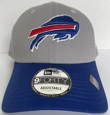 New Era 9FORTY Buffalo Bills NFL Blue/Gray Adjustable Snapback Hat Cap OSFM - Image 1 of 4