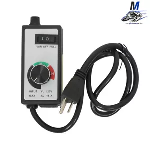 Controlador de velocidad variable para ventilador de router motor eléctrico reóstato 120V ajustador - Imagen 1 de 12