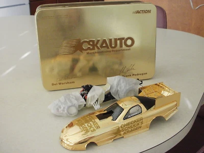 1/24 DEL WORSHAM 2001 CHECKER SCHUCK'S KRAGEN GOLD PONTIAC FIREBIRD 1/500 - Image 1 of 4