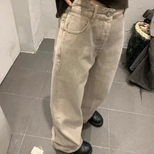 Thurd Cut Denim Our Legacy Washed Straight Jeans Loose Fit Maillard Unisex - Picture 1 of 17