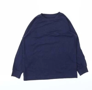 Matalan Girls Blue 100% Cotton Basic T-Shirt Size 6 Years Crew Neck - Picture 1 of 12