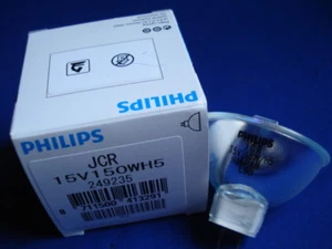 PHILIPS  JCR 15V150WH5 6423/5H EFR/5H GZ6.35 lamp 500hours instrument light bulb - Picture 1 of 1