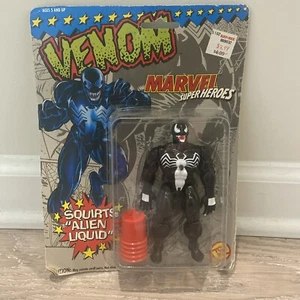 Marvel Super Heroes VENOM mit Squirt Alien Liquid 1993 Actionfigur NEU TOY BIZ - Bild 1 von 2