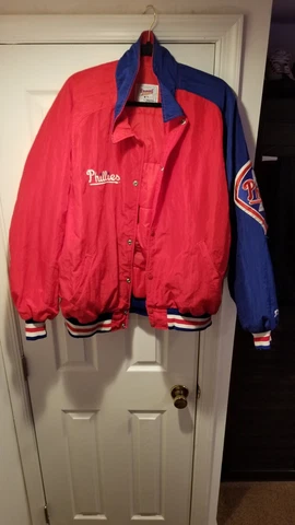 PHILADELPHIA PHILLIES Starter Diamond Collection Insulated Jacket Mens XL💥💥💥 Cover