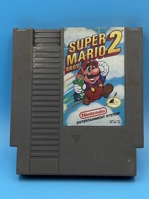Vintage Nintendo NES Super Mario Bros. 2 Video Game Cartridge UNTESTED