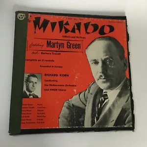 The Mikado Gilbert and Sullivan Europe 2 Vinyl LP Box Set Vintage Collectible - Picture 1 of 4