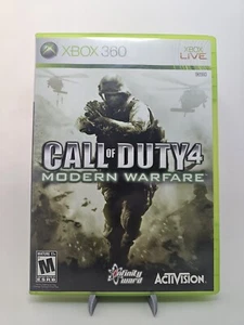 Call of Duty 4 Modern Warfare (Microsoft Xbox 360 2007) Completo En Caja con Manual - Imagen 1 de 2