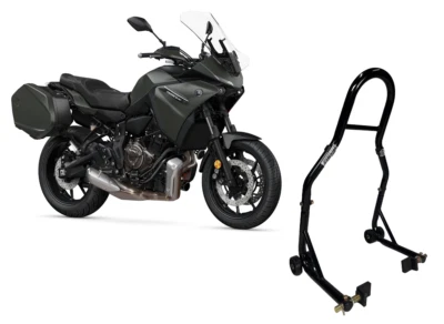 WINNET CAVALLETTO MOTO RUOTA POSTERIORE ALZARE DIETRO YAMAHA TRACER 700 900