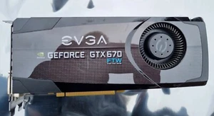 EVGA GeForce GTX 670 2GB FTW 02G-P4-3672-B6 - Picture 1 of 6