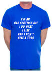 I'm An Old Scottish Git Scotland Birthday Retirement Present Funny Mens T-Shirt 