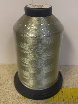 EMBROIDERY THREAD - HUGE 5000M (5500 YARD) CONES - LIGHT GREEN 67132, 07M5854 - Image 1 of 2