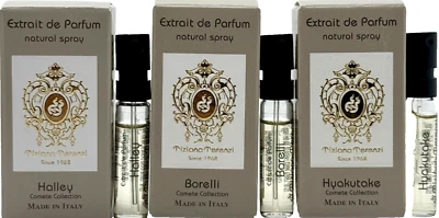 TIZIANA TERENZI COMETE COLLECTION VIALS SET EXTRAIT 0.05 Oz / 1.5ml LOT OF 3 PCS - Image 1 of 4
