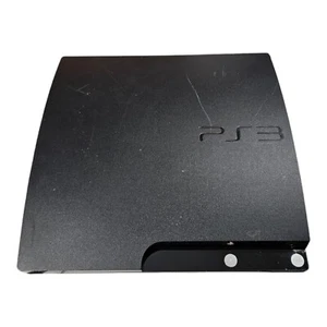 Sony PlayStation 3 Slim PS3 CECH-2001A Powers On For Parts Or Repair Only - Picture 1 of 5