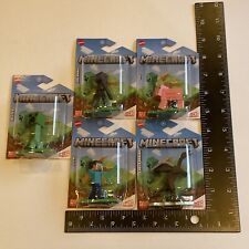 Minecraft SET OF 5 Mattel Micro Collection Toys Small Mini Figures NIP🔥
