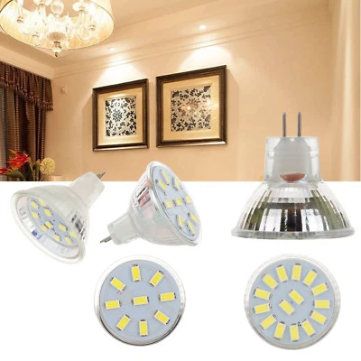 2W 3W 4W MR11 LED Bulb Spotlight 12-24V 5733 2835 SMD 10W 20W Equivalent Lamp RH - Image 1 of 4