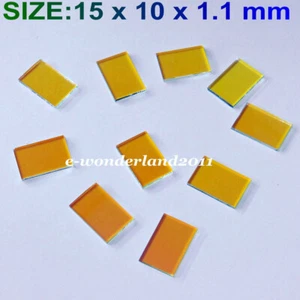 Pack of 10 RGB Laser Dichroic Mirror/Pass Red,Green and Reflect Blue/445nm~635nm - Picture 1 of 4