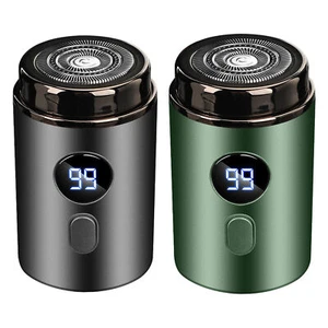 Mini-shave Portable Electric Shaver for Men Razor USB Rechargeable Home Travel - Foto 1 di 11