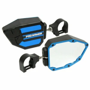 Universal Side View Breakaway Mirrors Set Blue 1.75" A16UM480BU - Picture 1 of 4