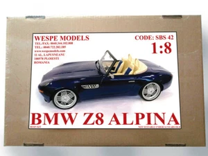 KIT 1:8 BMW Z8 ALPINA by WESPE MODELS resin kit sport car SBS42 - Picture 1 of 1