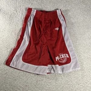 Vintage Gus Macker Basketball Shorts Red Mesh Elastic-Waist Youth Size XL - Picture 1 of 7