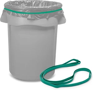 Gummibänder für 55 Gallonen Mülleimer - 6er Pack | Sichere 55 Gallonen Müllbeutel | H - Bild 1 von 12