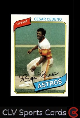 Houston Astros Cesar Cedeno #370 Topps Baseball Near Mint or Better - Image 1 of 2