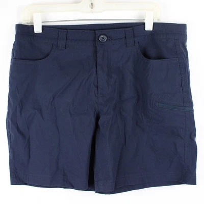 Женские шорты-бермуды Eddie Bauer темно-синие размер 10 - Изображение 1 из 4