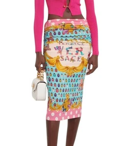 VERSACE Women's Sheath Skirt - Ladybug and Pea Print - Size 36 - Picture 1 of 10