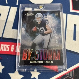 2024 Panini Absolute Brock Bowers Rookie /150 By Storm - Picture 1 of 2