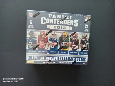 2013 Panini Contenders Football Hobby Box - Image 1 of 4