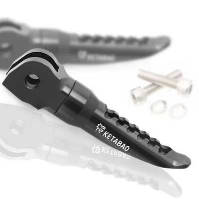 Clavijas de pie de motociclista BOB negras para Buell XB12R Firebolt 04+ Foto 1 de 4