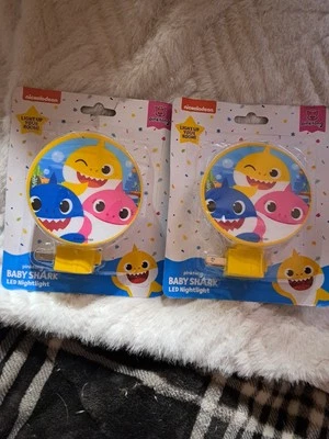 Two Pinkfong Baby Shark Nightlights - Image 1 of 3