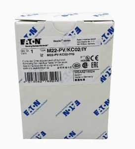 Eine NEUE EATON MOELLER Not-Aus-Tasterbox M22-PV/KC02/IY - Bild 1 von 1