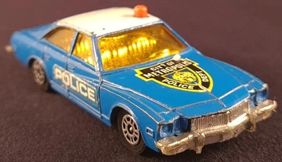 Vintage Corgi Juniors No.17 Buick Regal Superman Metropolis Police Car Blue 1970 - Image 1 of 4