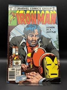 Iron Man #128 VG Demon in a Bottle Rare Mark Jewelers Insert Edition 1979 - Picture 1 of 3